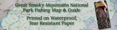 Great Smoky Mtn Fly Fishing Map