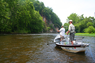 The Pigeon is an exceptionally scenic smallmouth bass river that most fly fishers completely ignore