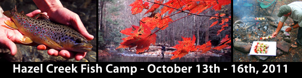 Join us on Hazel Creek October 13-16, 2011