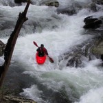 Kayaker in the Smokies