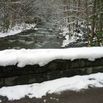 Snow on Elkmont Bridge